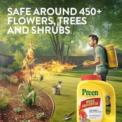 Preen Garden Weed Preventer 16 lb | Up to 3 Months Weed Control, Safe for 200+ Plants thumbnail 4