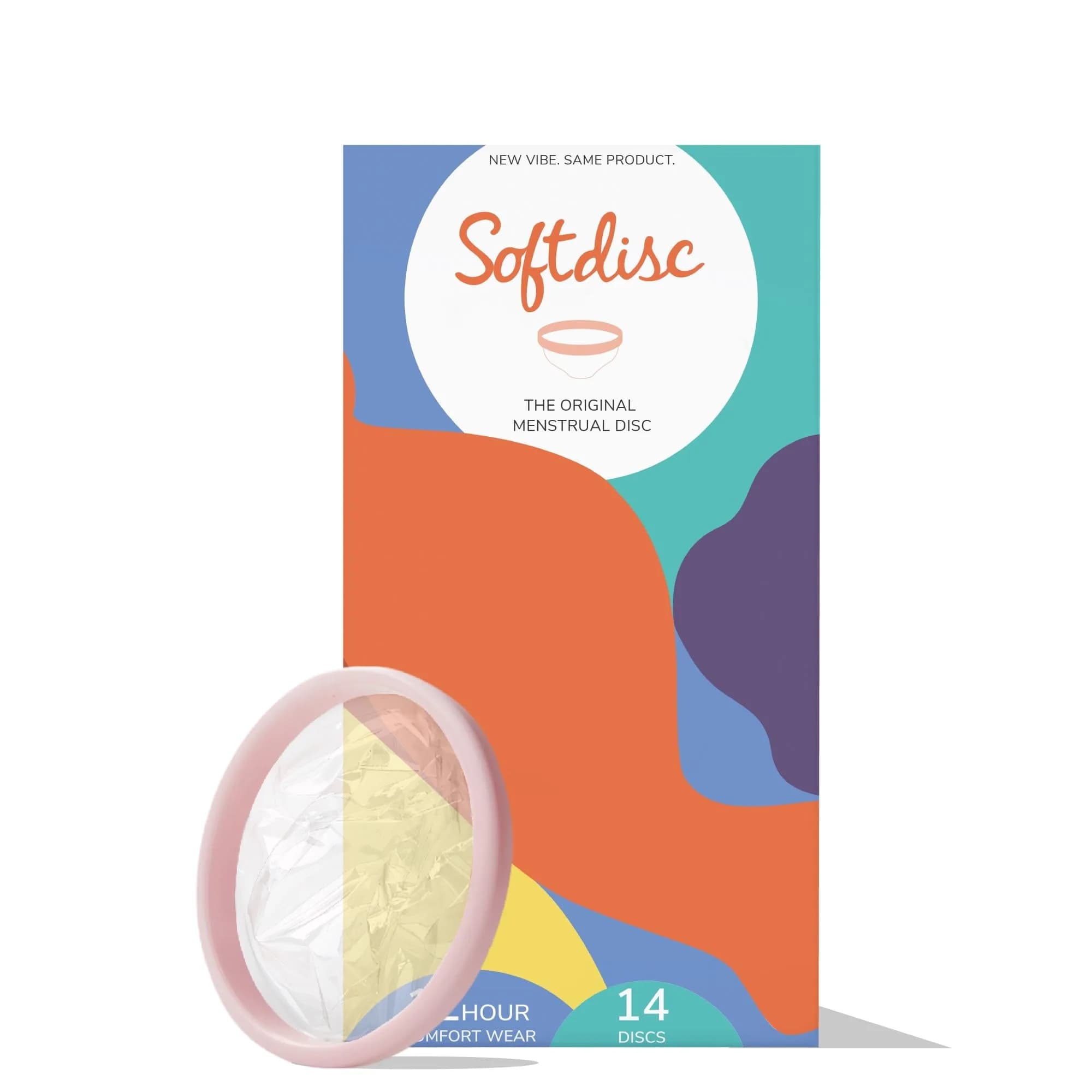 Softdisc Menstrual Discs 14 Count | Tampon, Pad, and Cup Alternative | Hypoallergenic, BPA-Free, Latex-Free — Clear