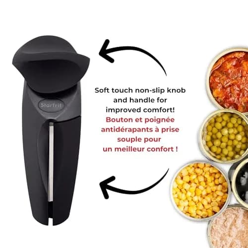 Starfrit MightiCan Can Opener - Safe, Heavy Duty, 7 inches | No Sharp Edges, Comfort Grip, 3-Year Warranty thumbnail 7
