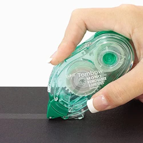 Tombow Mono Removable Adhesive Applicator 1/3-Inch x 472-Inch | Repositionable, Acid-Free, Refillable thumbnail 4