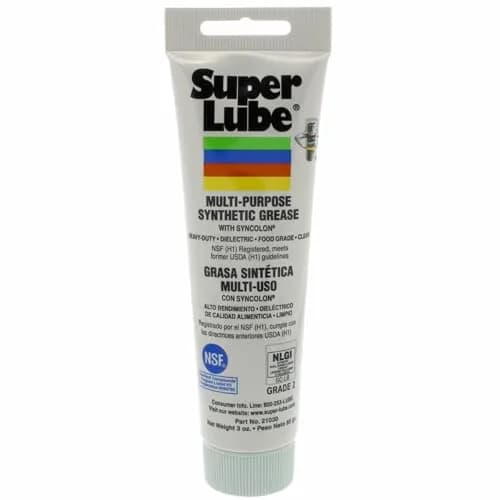 Super Lube Multi-Purpose Synthetic Grease 85g (3 oz) Tube | High Temp, Water & Corrosion Resistant thumbnail 1