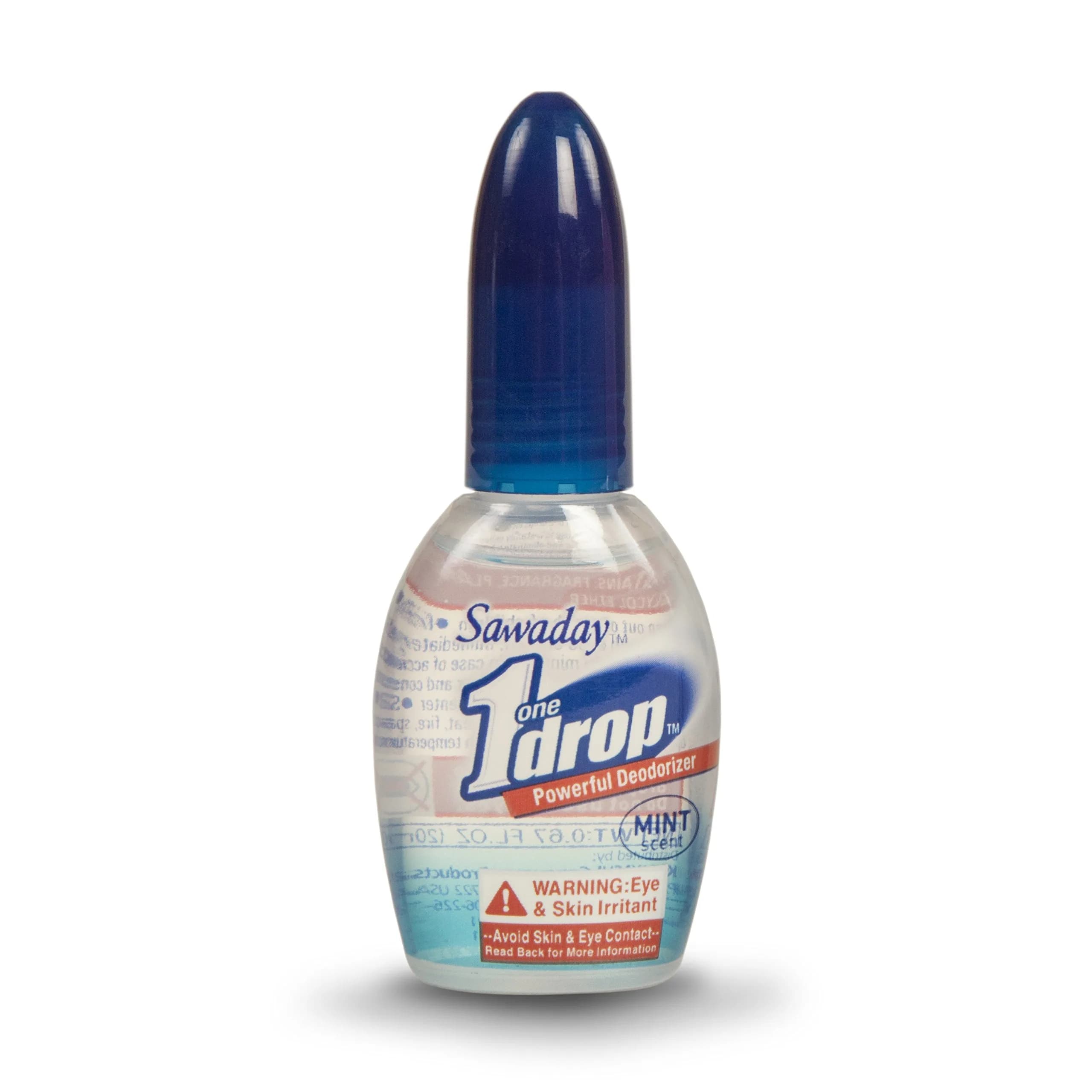 Sawaday OneDrop Powerful Deodorizer 0.67 fl oz | Mint Scent Toilet Drops for Odor Control