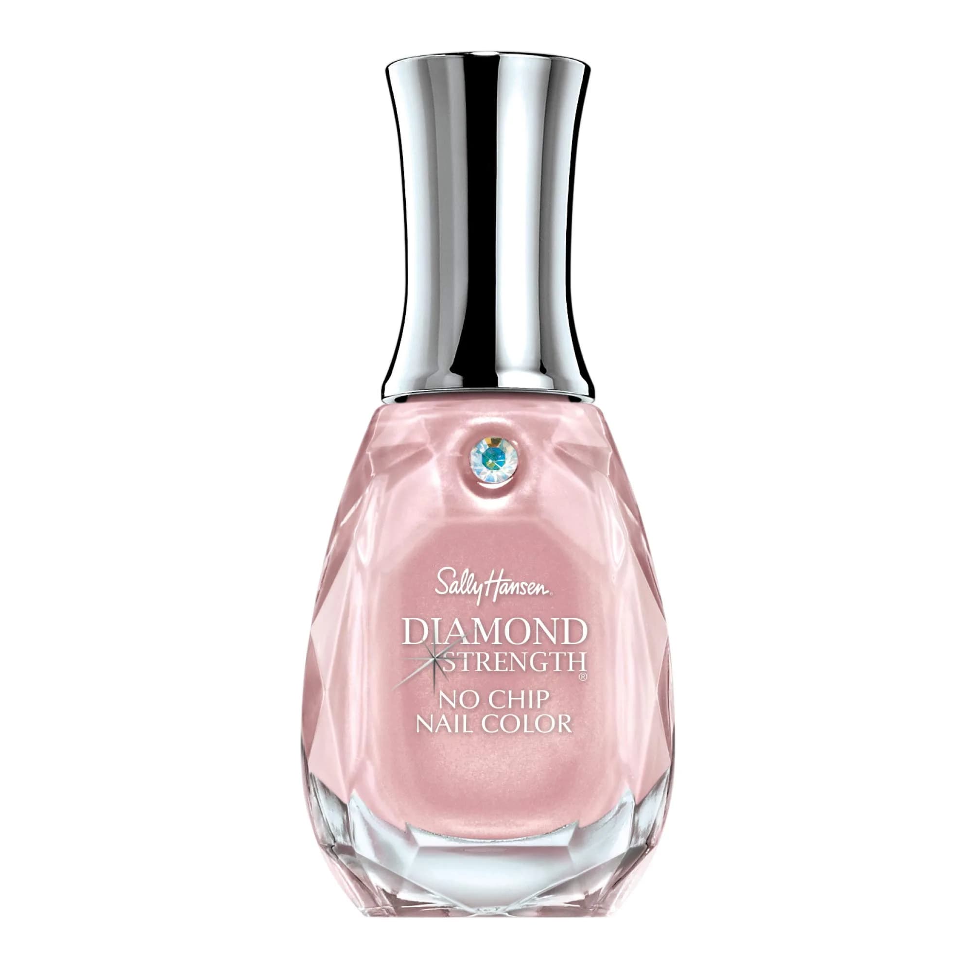 Sally Hansen Diamond Strength Nail Polish 0.45 Fl Oz | Sheer Shimmery Pink with Diamond Hard Formula - main product image