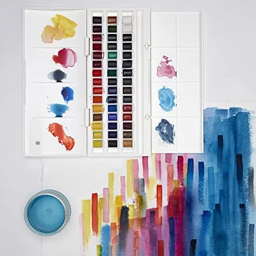 Winsor & Newton Cotman Watercolor Paint Set 45 Half Pans Studio Set | Artist Grade Watercolors thumbnail 2