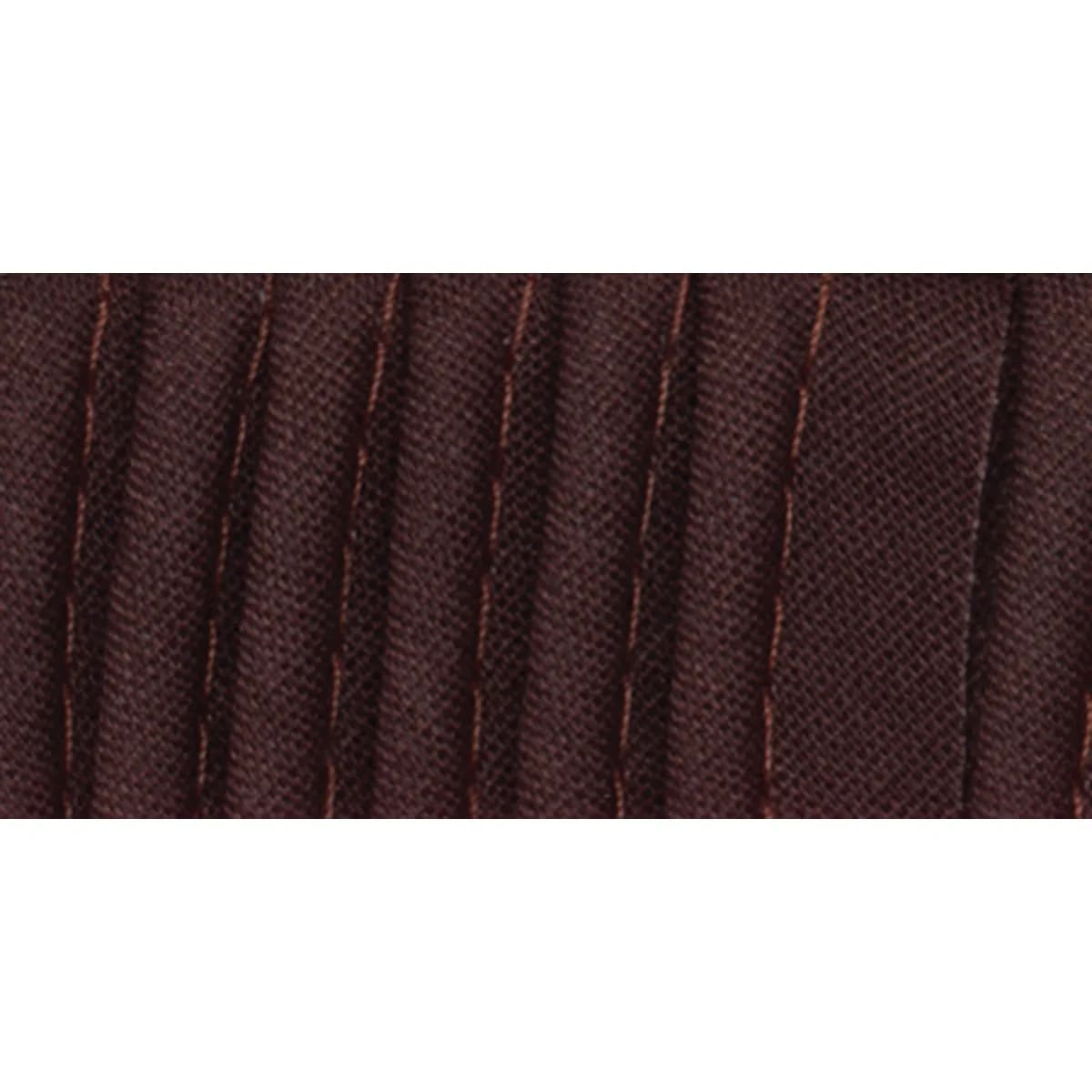 Wrights Maxi Piping Bias Tape 1/2" (1.27cm) x 2.5 Yards (2.29m) Seal Brown | Classic Solid Trim for Sewing & Crafts - main product image