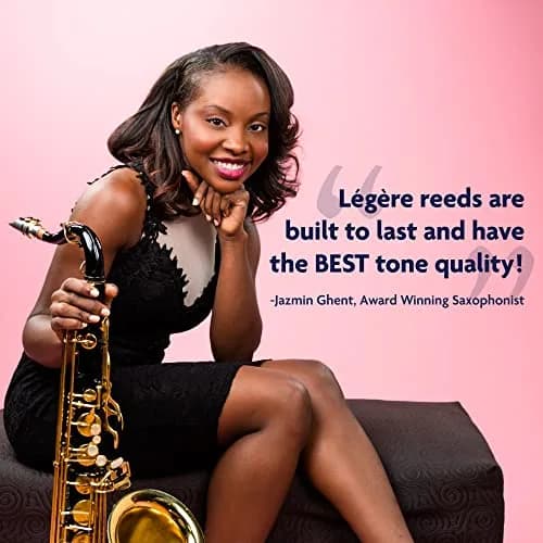 Légère Reeds Alto Saxophone Classic Strength 2.00 (AS2.00) 1 Reed | Easy-Playing, Durable, Synthetic Student Saxophone Reed thumbnail 5