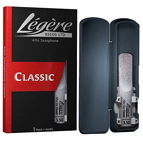 Legere Alto Saxophone Reed Classic Strength 3.50 (AS3.5) | Easy-Playing, Durable, Synthetic Student Saxophone Reed thumbnail 1