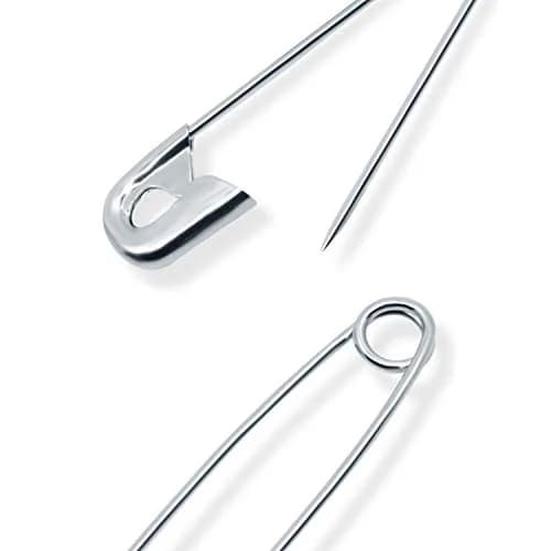 Dritz Safety Pins Nickel Plated Steel Assorted Sizes | Household & Craft Use thumbnail 5