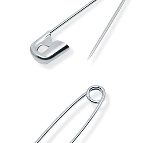 Dritz Safety Pins Nickel Plated Steel Assorted Sizes | Household & Craft Use thumbnail 6