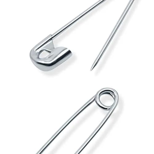 Dritz Safety Pins Nickel Plated Steel Assorted Sizes | Household & Craft Use thumbnail 7