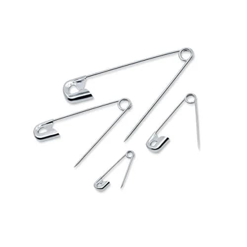 Dritz Safety Pins Nickel Plated Steel Assorted Sizes | Household & Craft Use thumbnail 3