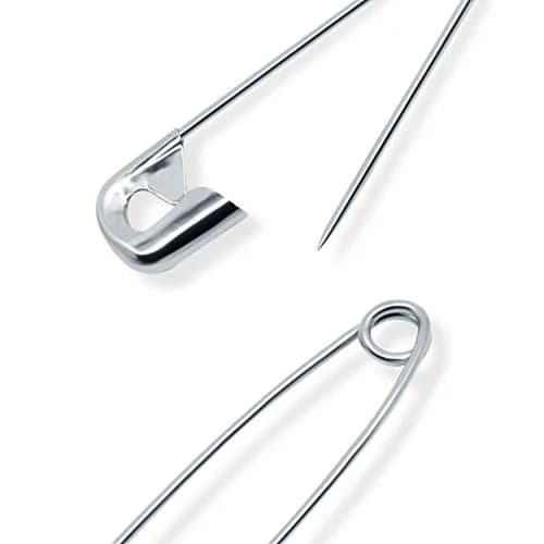 Dritz Safety Pins Nickel Plated Steel Assorted Sizes | Household & Craft Use thumbnail 4