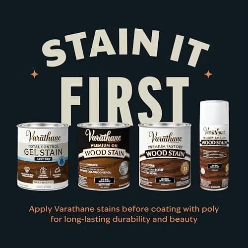 Varathane Water-Based Ultimate Gloss Polyurethane | Interior Wood Finish, Fast Dry, Scratch & Stain Resistant, 1 Quart thumbnail 9