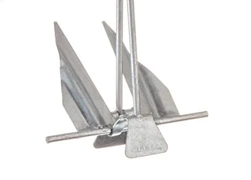 Seachoice Utility Anchor w/ Slip Ring, Size 7E, Galvanized Steel | Deep Penetration & Easy Retrieval thumbnail 3