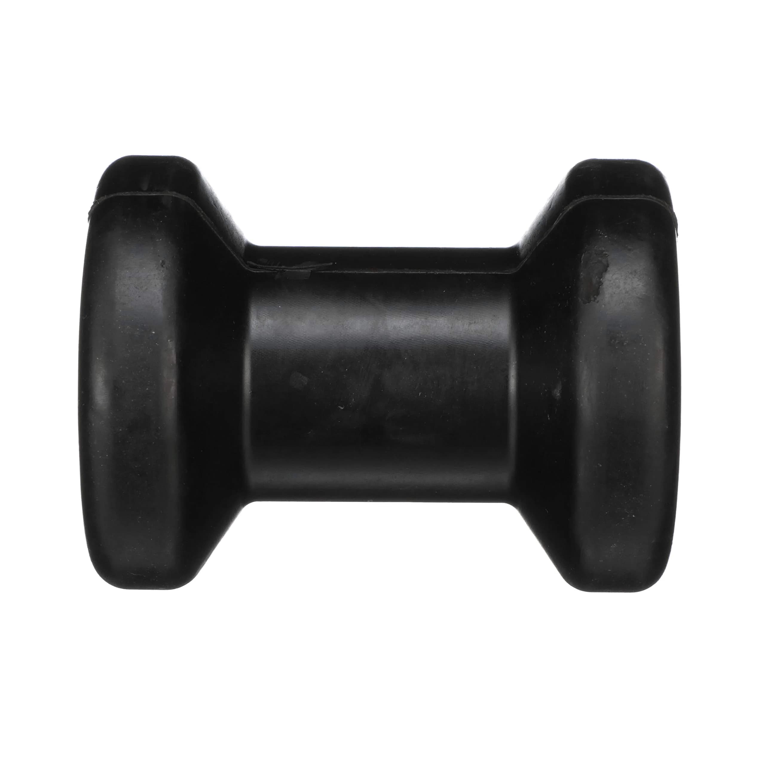 Seachoice Molded Spool Roller with Plastic Sleeve, Black, 10.2cm (4 in.) x 1.6cm (5/8 in.) | Boat Trailer Roller - main product image