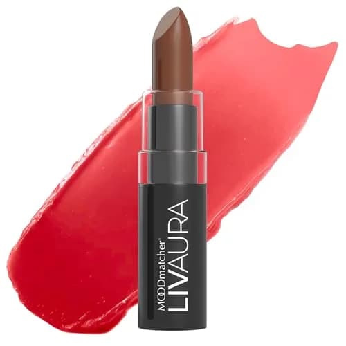 MOODmatcher LIVAURA Lipstick 0.12oz | Color Changing, Long Lasting, Moisturizing Cream Lipstick thumbnail 1