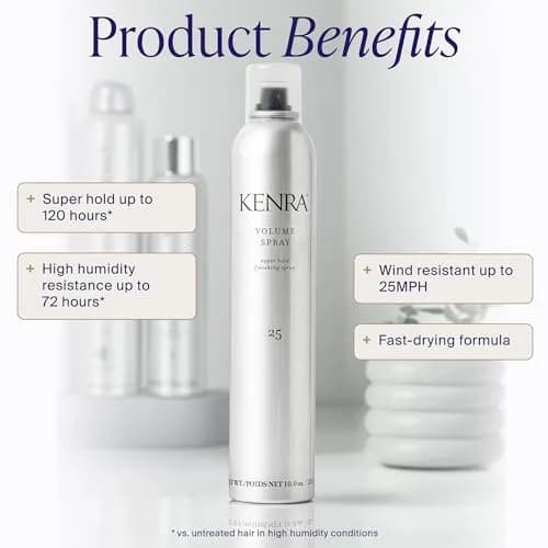 Kenra Professional Volume Spray 25 10 oz (295 ml) | Super Hold Finishing & Styling Hairspray with Humidity Resistance thumbnail 2