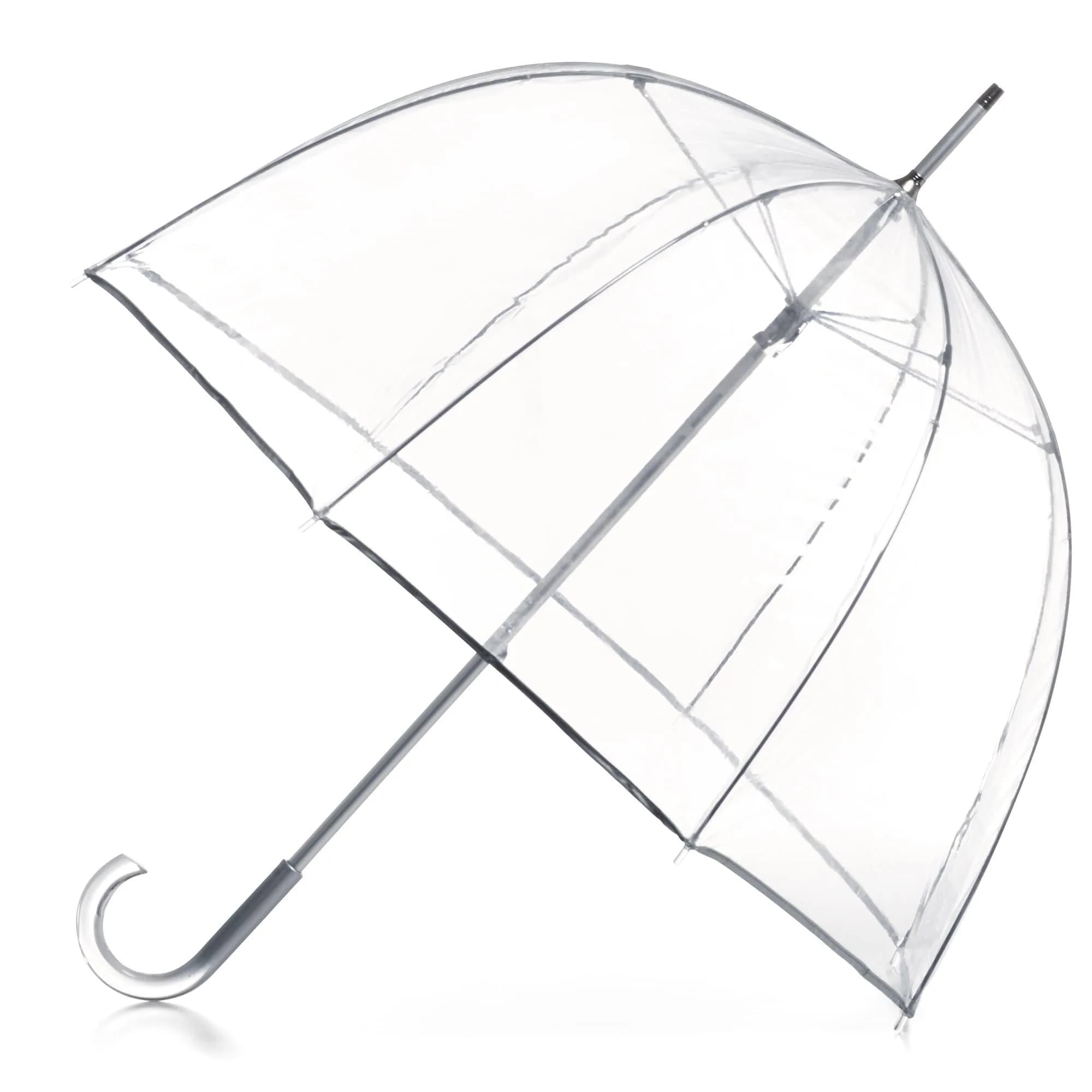 totes Signature Clear Bubble Umbrella 51" Arc | Auto Open Windproof Stick Umbrella - main product image