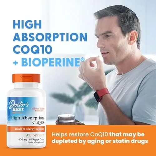 Doctor's Best High Absorption CoQ10 400mg Veggie Caps 60 Count (240mg) thumbnail 5