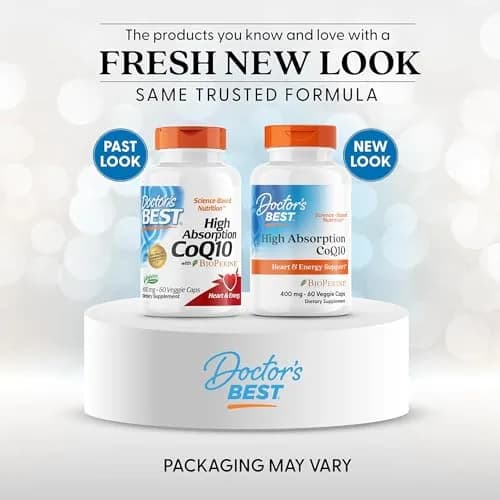 Doctor's Best High Absorption CoQ10 400mg Veggie Caps 60 Count (240mg) thumbnail 6