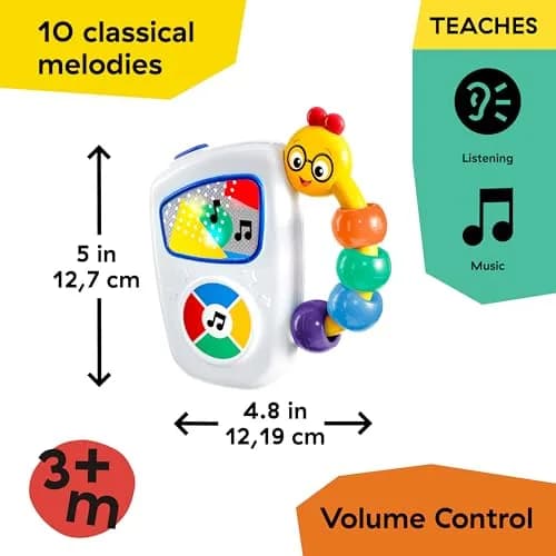 Baby Einstein Take Along Tunes Musical Toy with Lights, Ages 3+ Months thumbnail 5