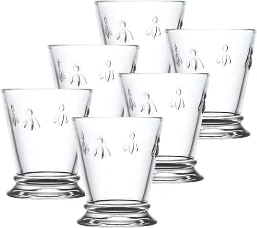 La Rochère Napoleon Bee Tumbler Set of 6 | 255ml (9 oz) Glassware | Iconic French Design thumbnail 1