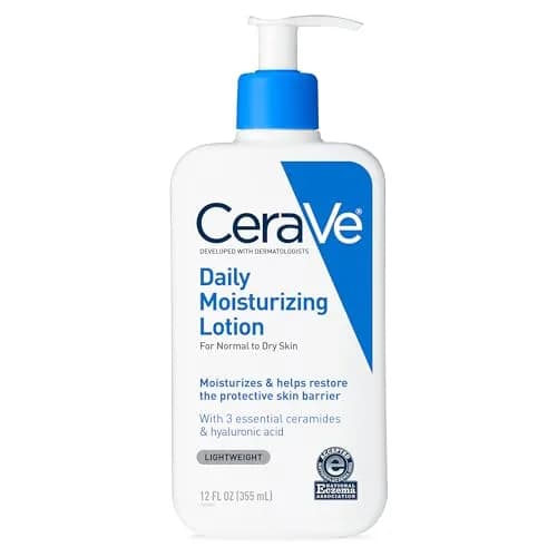 CeraVe Daily Moisturizing Lotion for Dry Skin, Body & Face 12oz (355ml) | Dermatologist Developed, Non-Comedogenic thumbnail 1