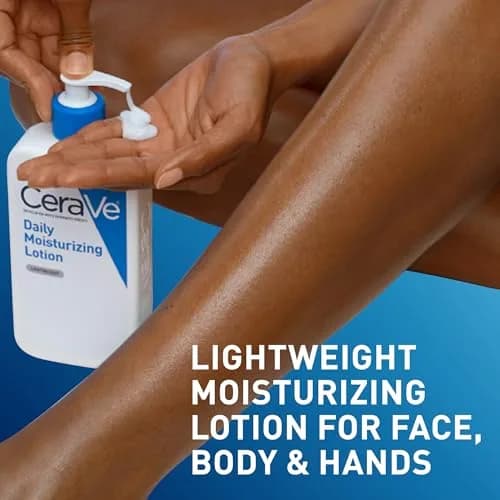 CeraVe Daily Moisturizing Lotion for Dry Skin, Body & Face 12oz (355ml) | Dermatologist Developed, Non-Comedogenic thumbnail 4
