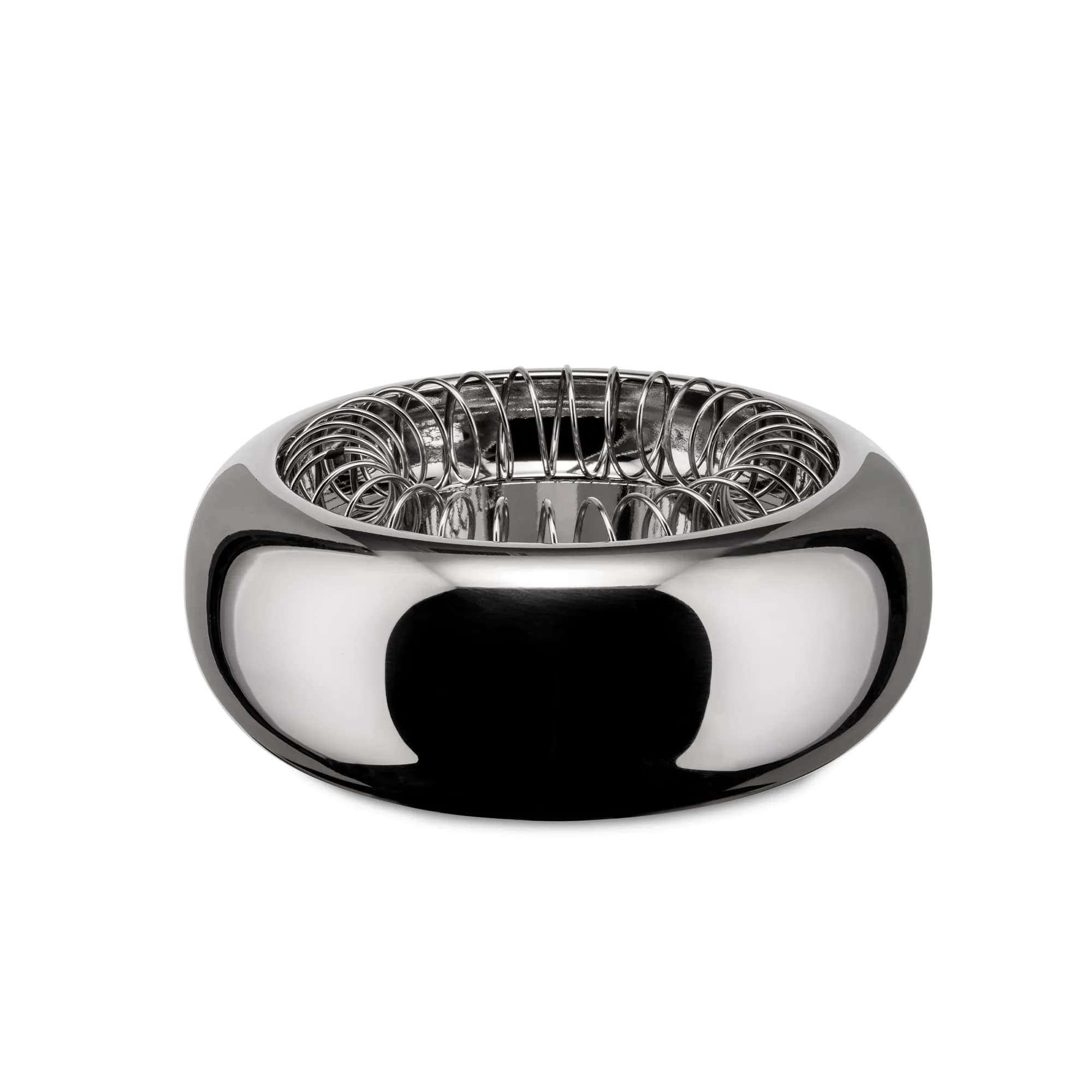 Alessi Spirale Stainless Steel Ashtray 16 cm (6.3 inches) | Designer Achille Castiglioni - main product image