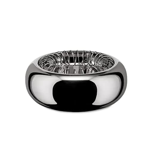 Alessi Spirale Stainless Steel Ashtray 16 cm (6.3 inches) | Designer Achille Castiglioni thumbnail 1