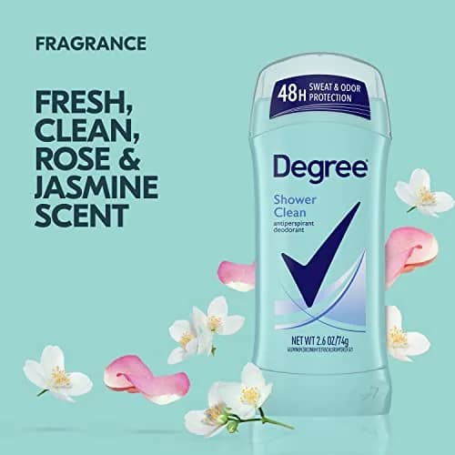 Degree Shower Clean Antiperspirant Deodorant for Women 73.71ml (2.6 oz) | 48-Hour Sweat & Odor Protection thumbnail 4