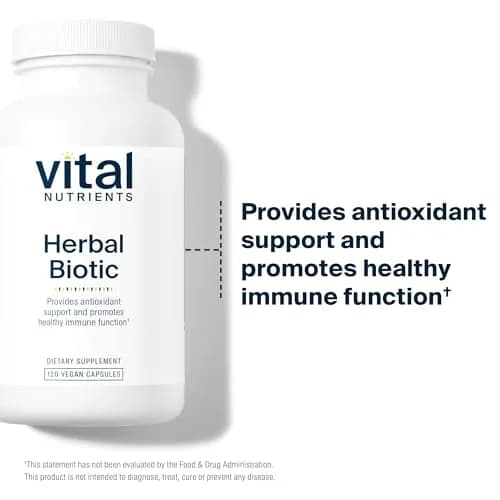 Vital Nutrients Herbal Biotic 120 Capsules | Immune & Respiratory Support, Vegan Formula thumbnail 6