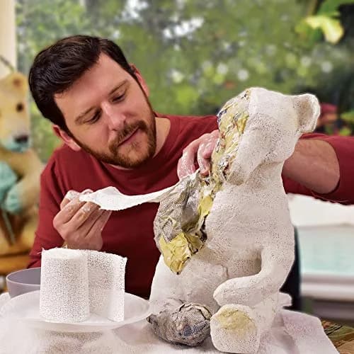 Activa Rigid Wrap Plaster of Paris Cloth 26.2cm x 9.6cm (8" X 15') | Ideal Sculpting Medium for Arts & Crafts thumbnail 3