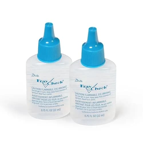 Dritz Fray Check Liquid Seam Sealant 1.5 fl oz (2 x 0.75 fl oz Bottles) | Prevents Fabric Fraying & Secures Threads thumbnail 2
