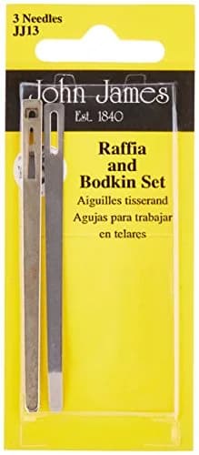 Colonial Needle Raffia and Bodkin Needle Set | Thread Elastic Ribbon Drawstrings Easily thumbnail 1