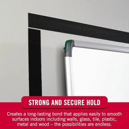 VELCRO Brand Sticky Back Strips White 3.5 in x 0.75 in (4 Count) | Strong Adhesive Hook and Loop Fasteners for Organization thumbnail 6