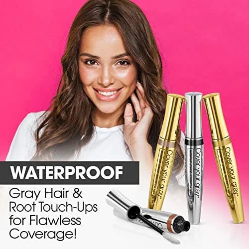 Cover Your Gray Hair Color Touch-Up Stick - Medium Brown (6-Pack) | Instant Gray Coverage, Travel-Friendly thumbnail 6