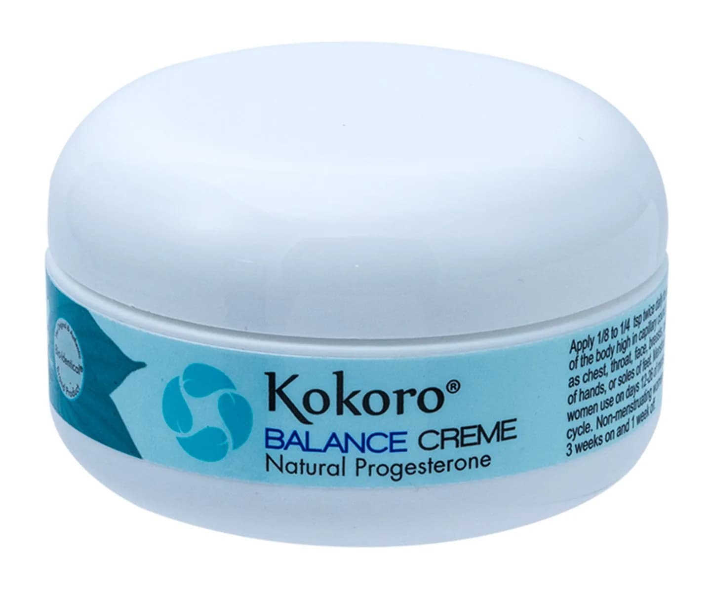 Kokoro Balance Creme for Women | 59ml (2oz) | Natural Progesterone Cream for Menopause Support