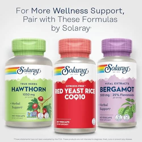 SOLARAY Red Yeast Rice with CoQ10 & Niacin thumbnail 6