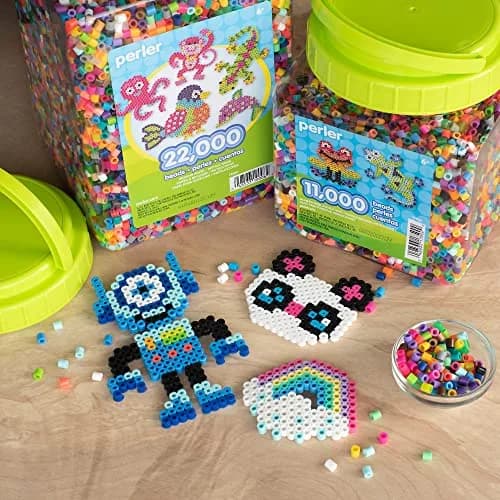 Perler Multi-Mix Fuse Beads Jar, Assorted Colors | Creative Arts & Crafts Activity for Kids & Adults thumbnail 5