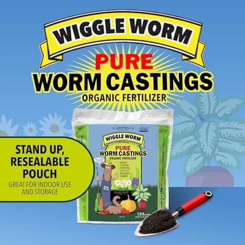 Wiggle Worm Organic Fertilizer 4.5lb | Supports Healthy Soil & Plants thumbnail 8
