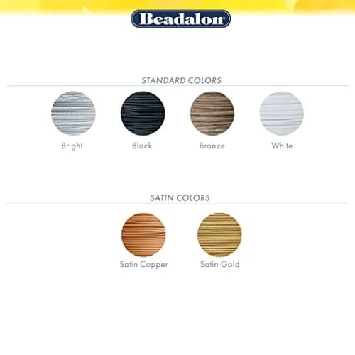 Beadalon 19 Strand Beading Wire - 0.38 mm (0.015 in) Bright, 31m (100ft) | Professional Grade Stainless Steel Wire for Jewelry Making thumbnail 5