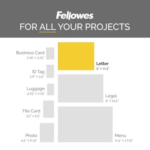 Fellowes Self-Adhesive Laminating Sheets, Letter Size, 3 Mil, 50pk | Easy to Use, No Machine Needed, Protects & Enhances Documents thumbnail 3
