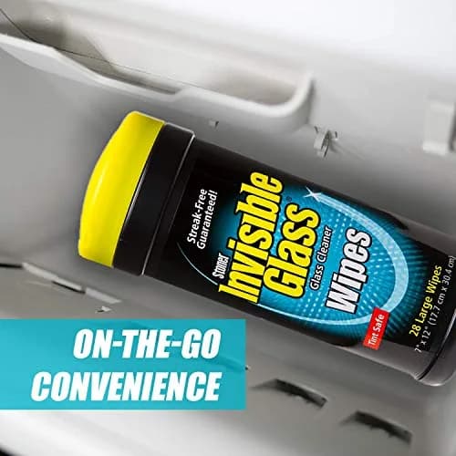 Invisible Glass Auto Glass Cleaning Wipes 28 Count | Streak-Free Clarity for Indian Roads thumbnail 3