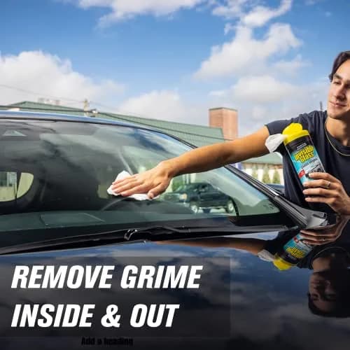 Invisible Glass Auto Glass Cleaning Wipes 28 Count | Streak-Free Clarity for Indian Roads thumbnail 4