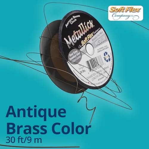 Soft Flex 49 Strand Beading Wire - 0.19 Inch Diameter, 30 Feet (9.14m) | Ultra Soft & Easy to Knot thumbnail 6