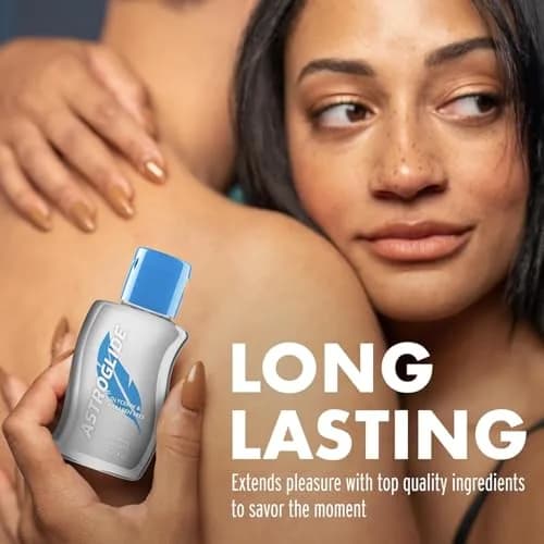 Astroglide Glycerin & Paraben Free Hypoallergenic Lube, 2.5 Fl Oz | Water-Based, Sensitive Skin Friendly thumbnail 3