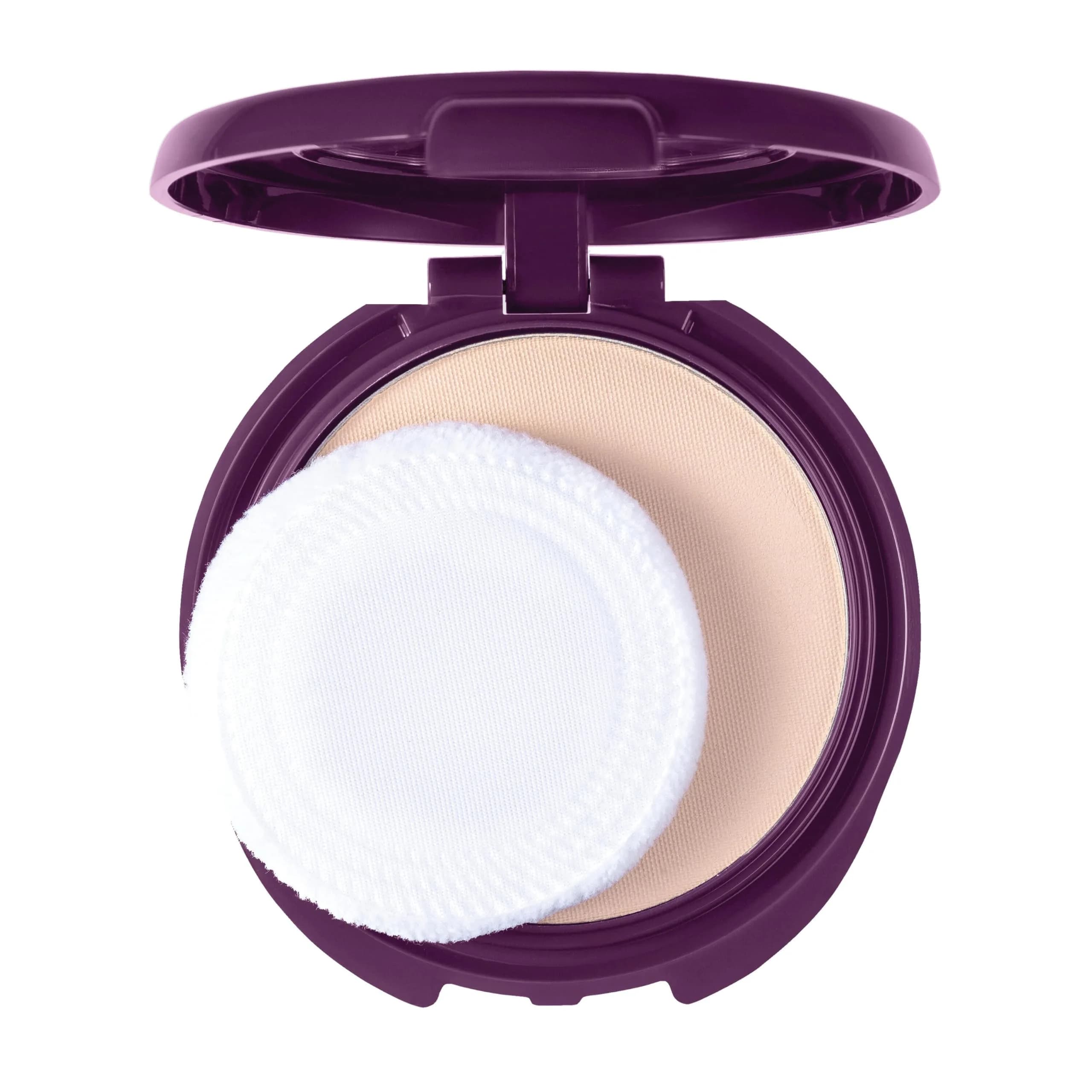 COVERGIRL Advanced Radiance Pressed Powder, Classic Beige 115, 9.8g (0.35 oz) | Age-Defying Makeup with Olay-Inspired Formula - main product image