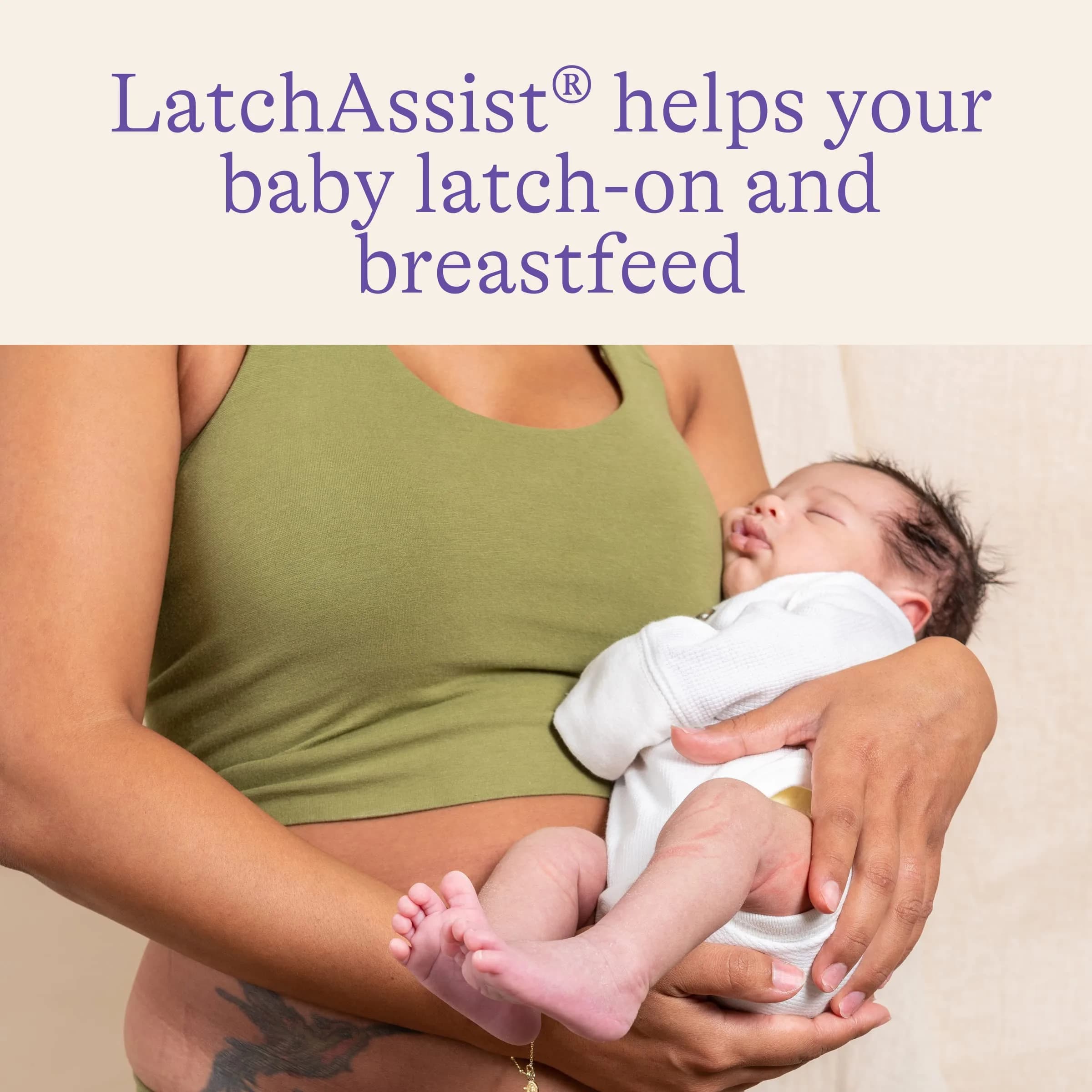 Lansinoh LatchAssist Nipple Everter with 2 Flange Sizes (19mm & 24mm) | Essential Breastfeeding Tool thumbnail 2