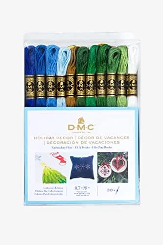 DMC Holiday Decor Embroidery Floss Pack, 30 Skeins (783 Yards Total) | 100% Colorfast Cotton Thread thumbnail 4